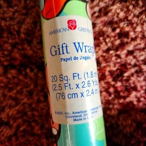 Vintage power puff girls wrapping paper